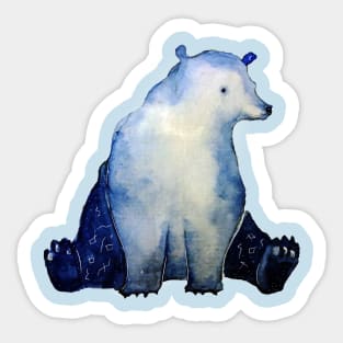 blue bear Sticker